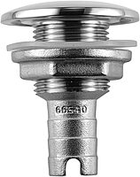Attwood Stainless Steel Thru-Hull Short Straight Barbed