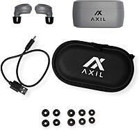 Axil XCOR Wireless Tactical Earbuds w/Touch Controls Black