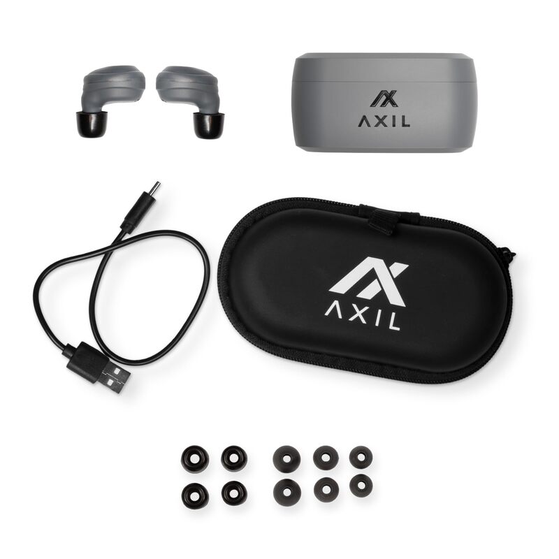 Axil XCOR Wireless Tactical Earbuds w/Touch Controls Black