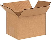 Partners Brand Corrugated Boxes, 6in x 4in x 4in, Kraft, Pack Of 25