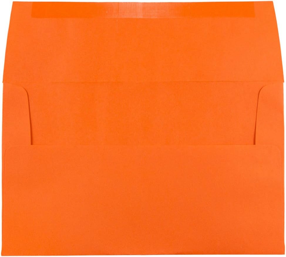JAM Paper Booklet Invitation Envelopes, Gummed Seal, 30% Recycled