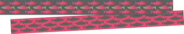 Barker Creek Double-Sided Border, Sea & Sky Salmon, Trim Out Bulletin Boards and Create Colorful Displays with 70' of Designer Double-Sided Border, 3" x 70', Pack of 2 (4016)