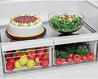 Midea 18.7 Cu. Ft. Bottom Mount Freezer Refrigerator - 18.70 ft - Auto-defrost - Reversible - 2x Freezer Drawer(s)