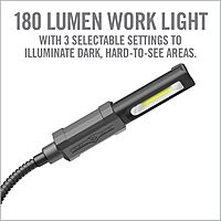 Real Avid Smart-Assist Accessory System | Includes 180 Lumen Work Light, 5-Inch Magnifying Glass and Cell Phone Holder