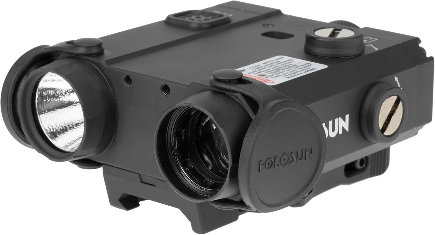 Holosun LS420G: Green & IR Laser, IR Illuminator, White Light, 7075 Aluminum Housing