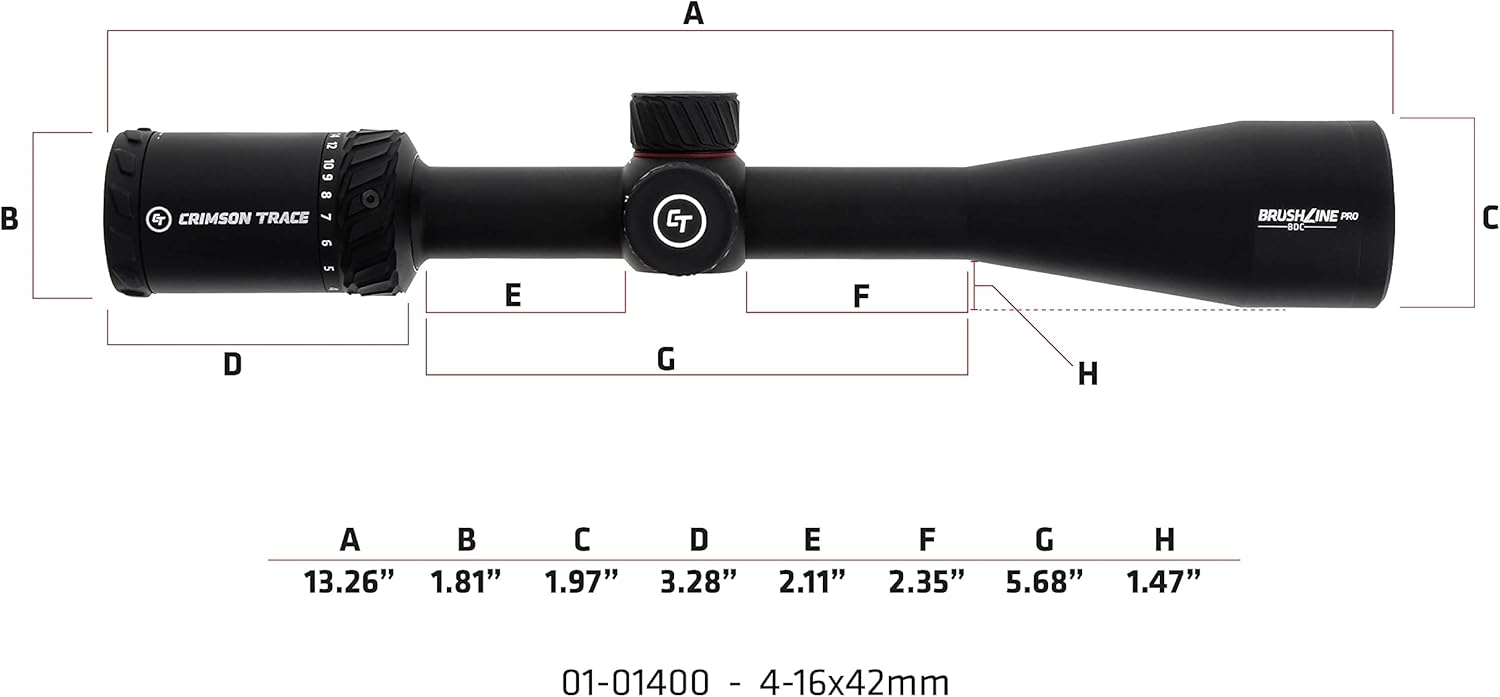 CRIMSON TRACE Brushline Pro Riflescope