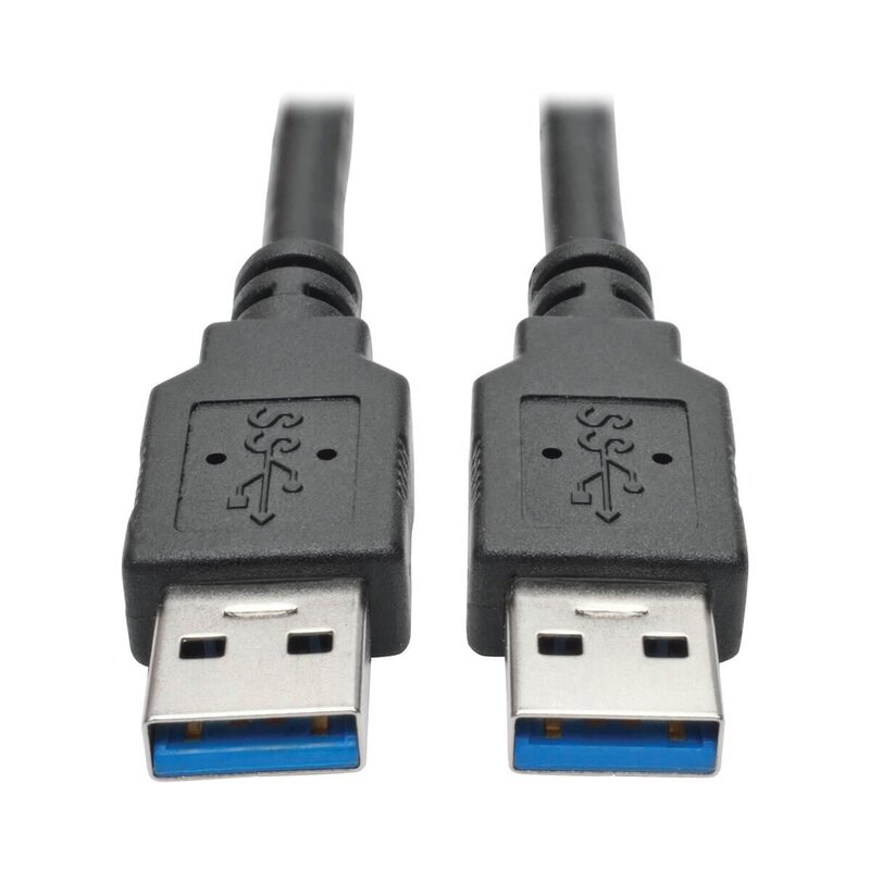 Tripp Lite USB 3.0 SuperSpeed (A/A) Cable, 28/24 AWG, 5 Gbps, USB Type-A to Type-A, Black