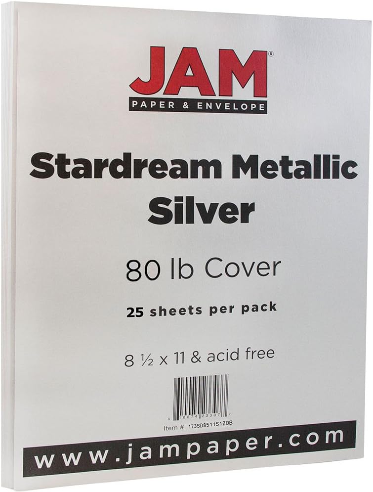 JAM PAPER Stardream Metallic Cardstock