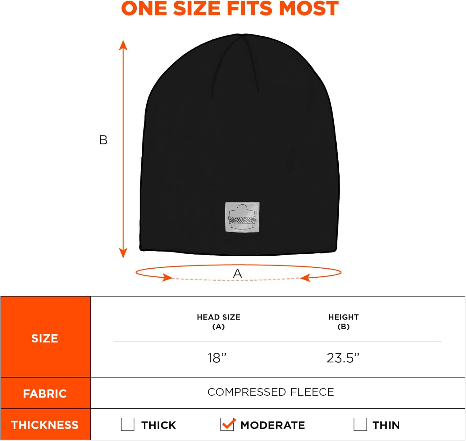 Ergodyne N-Ferno 6812 Rib Knit Beanie