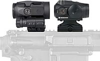 SIG SAUER Romeo-MSR Gen II 1x20mm 2 MOA Red Dot Sight & 3x22mm JULIET3-Micro Magnifier Combo Kit | Durable Waterproof
