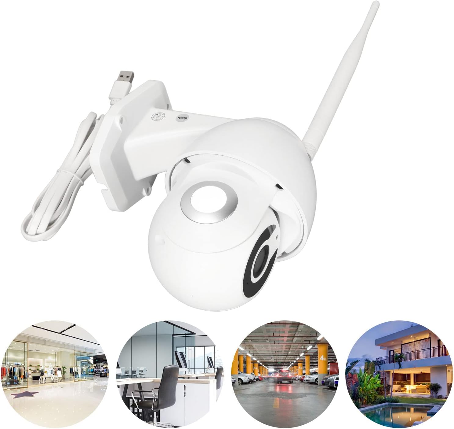 Cámara de Seguridad WiFi para Exteriores