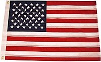 Taylor Made Sewn American Flag for Boats, 16" x 24", Marine-Grade Nylon, Fade Resistant, Brass Grommets
