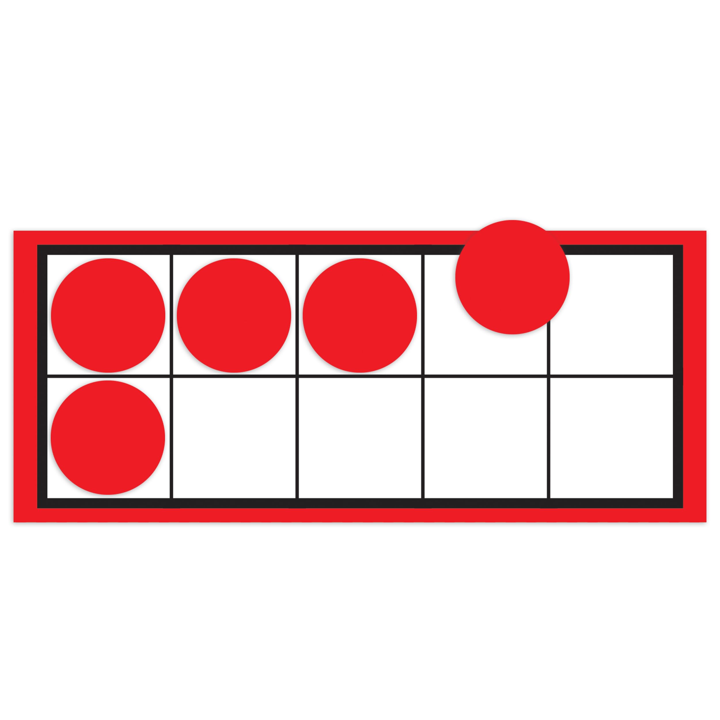 Carson Dellosa 484-Piece Ten Frames and Counters Math Manipulatives, Math Classroom Cutouts, Math Classroom Decorations