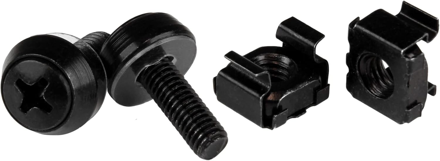 StarTech.com Mounting Screws and Cage Nuts for Server Rack & Cabinet