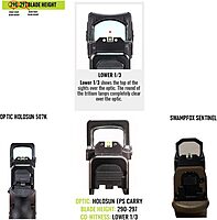 Night Fision Optics Ready Stealth Night Sight Set for Glock 43/43X/43X MOS