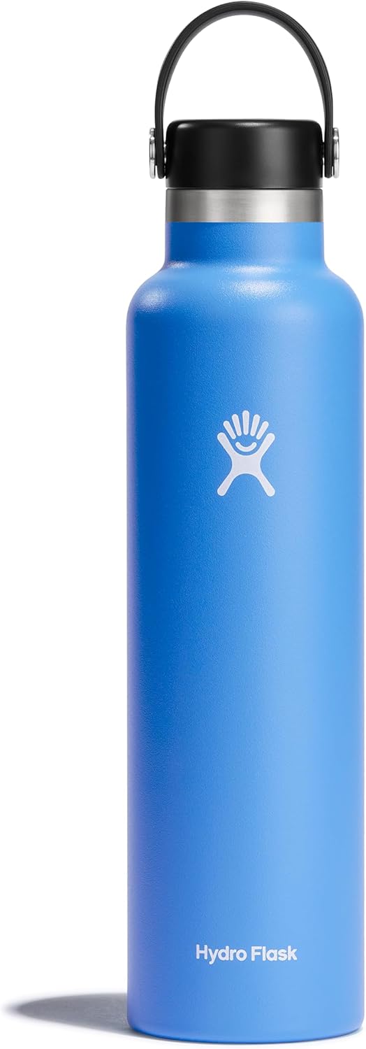 HYDRO FLASK Standard Mouth Insulated Stainless Steel Water Bottle with Flex Cap
