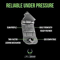 Alien Gear Locking Belt Slide – Fits 1.5” to 2.25” Belts – QDS Compatible Holster Attachment – Professional-Grade Security