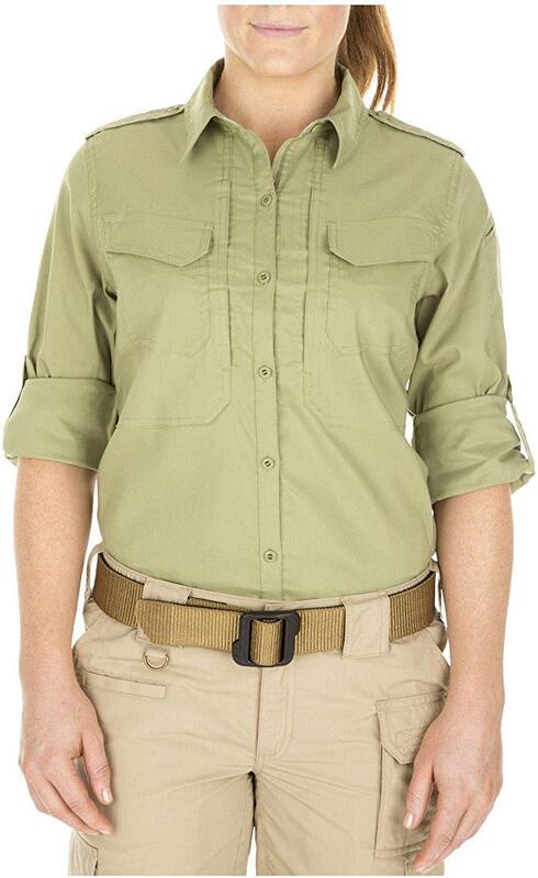 5.11 Tactical Women's Spitfire Shooting Shirt, Flex-Tac Canvas, Teflon Finish, Style 62377