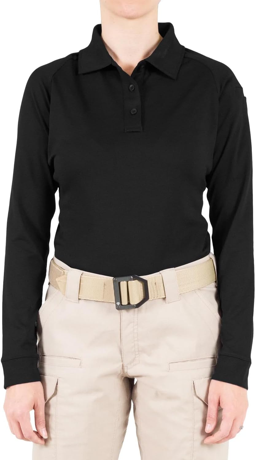 First Tactical Women's Performance Long Sleeve Polo