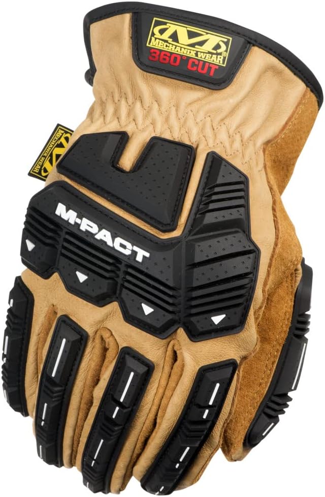 Mechanix Wear Durahide M-Pact Driver F9-360 Leather Work Gloves