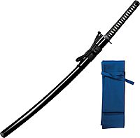Cold Steel 88BKW Katana, Ray Skin Handle, Wood Scabbard, One Size