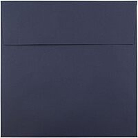 JAM PAPER Navy Blue Premium Invitation Envelopes - 25/Pack
