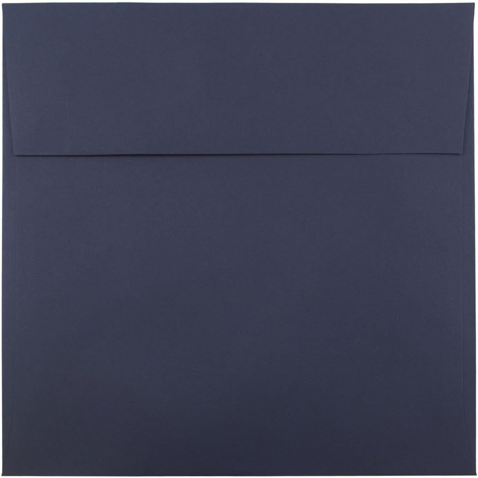 JAM PAPER Navy Blue Premium Invitation Envelopes - 25/Pack