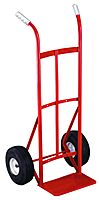Milwaukee Hand Trucks 40132 Dual Handle Truck with 10-Inch Puncture Proof Tires and Steel Hub