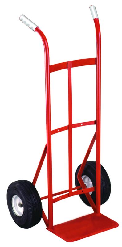 Milwaukee Hand Trucks 40132 Dual Handle Truck with 10-Inch Puncture Proof Tires and Steel Hub