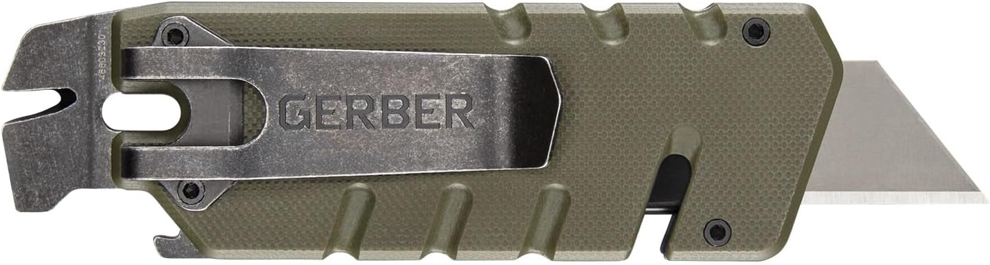 GERBER Prybrid Utility Knife with Pry Bar - Multi-Tool Pocket Razor Knife - EDC Knife