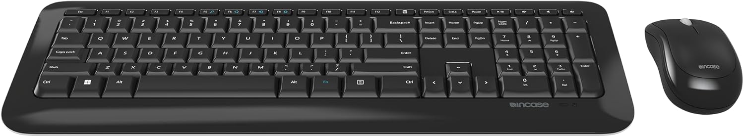 Incase Desktop 850 Keyboard & Mouse Combo – Designed by Microsoft –Wireless Connection, Precision Tracking