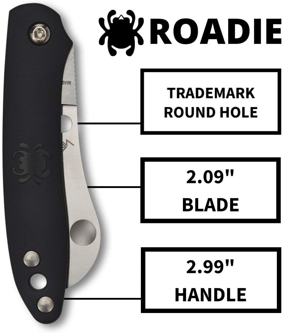 SPYDERCO Roadie Non-Locking Folding Pocket Knife