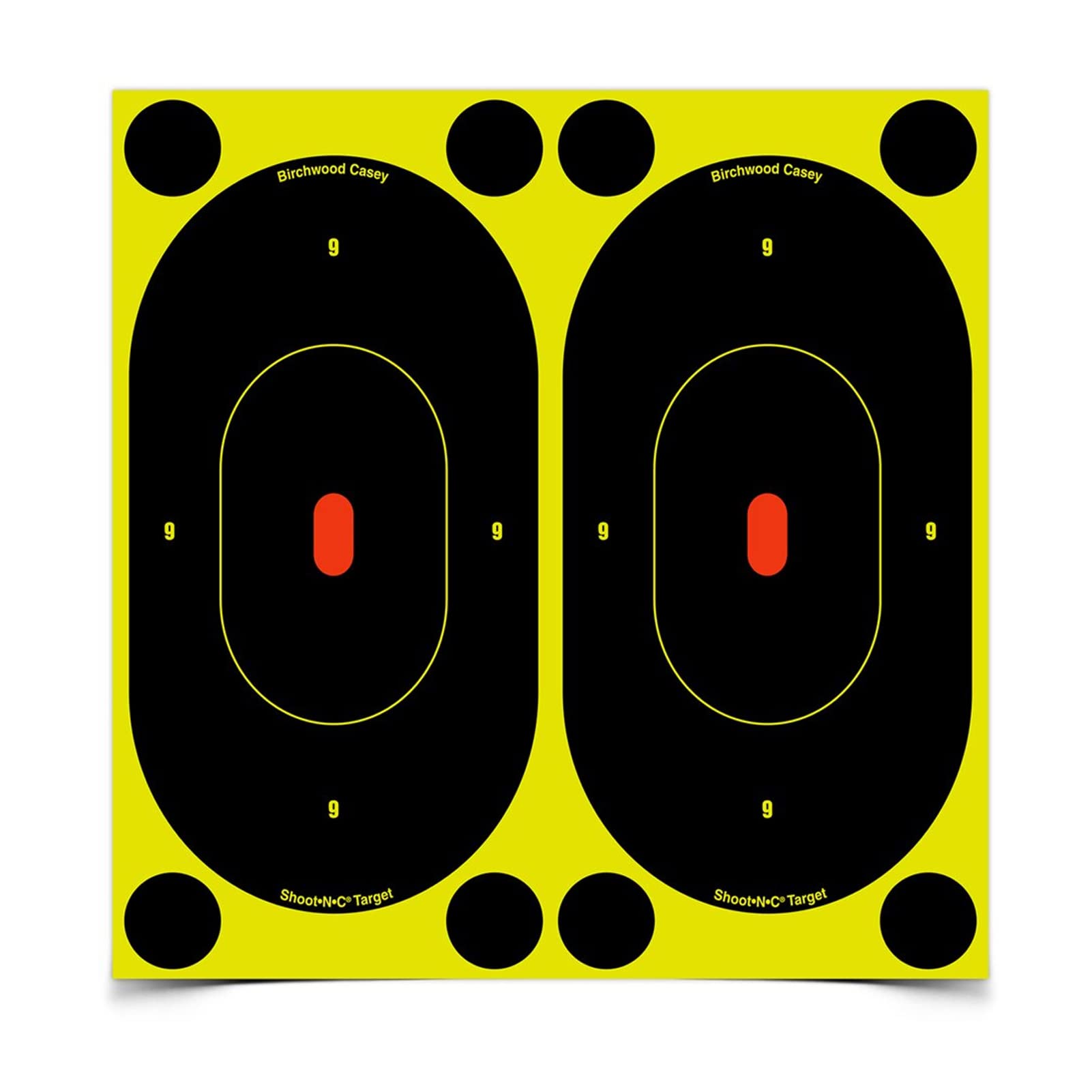 BIRCHWOOD CASEY Shoot-N-C Silhouette Reactive Targets