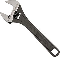 CHANNELLOCK Adjustable Wrench Black Phosphate Coated