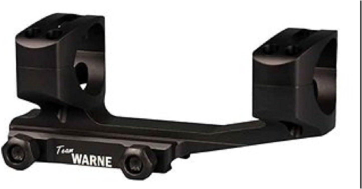 Warne XSKEL1TW 1-Piece Gen 2 Extended SKEL MSR Scope Mount Pica tinny-Style with Rings, 1 Inch, MSR Mount, Black