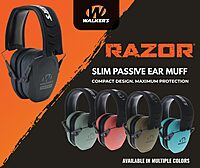WALKER'S Razor Passive Earmuffs