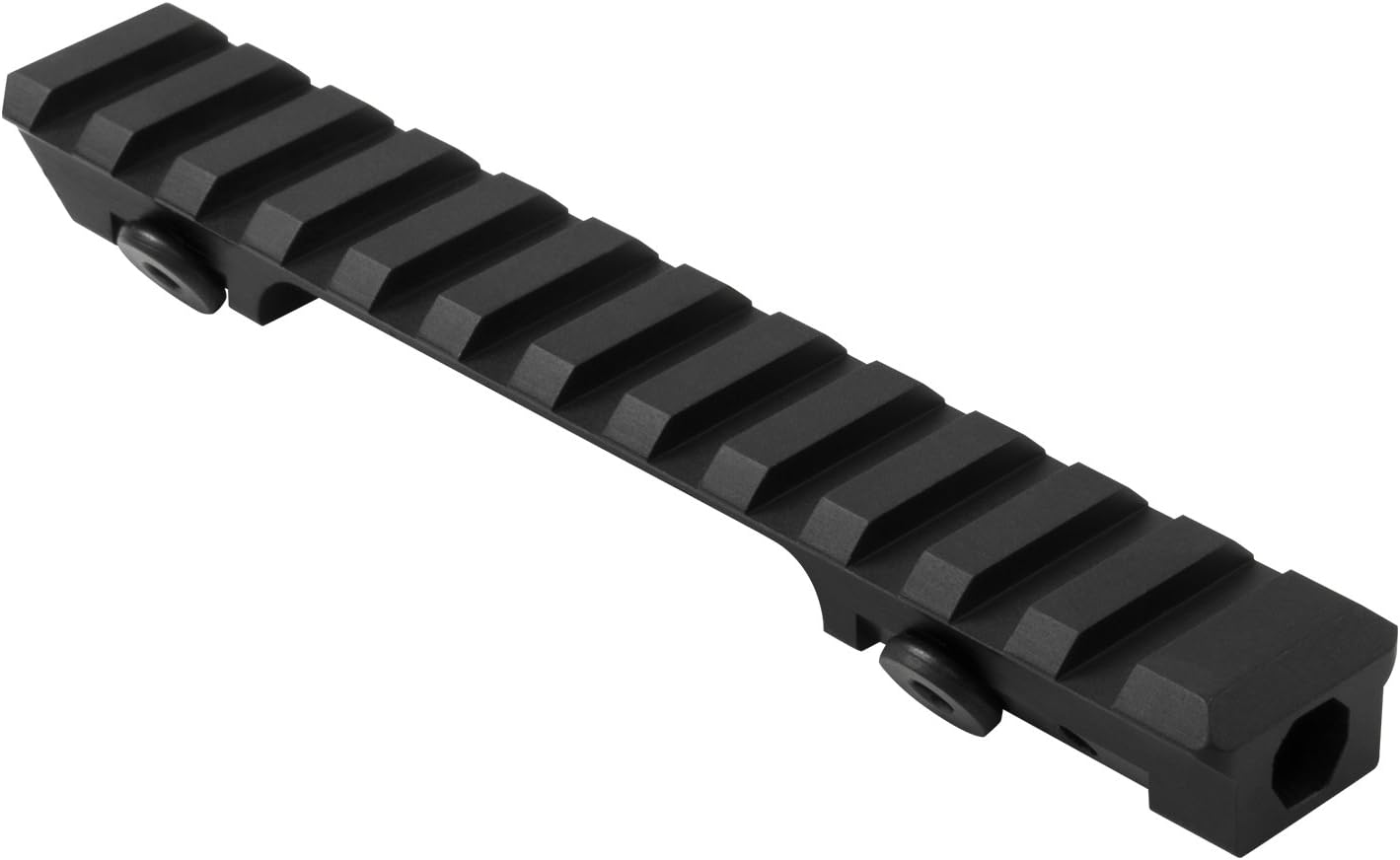 NcSTAR Ruger Mini 14 Picatinny Rail Mount-Black-GEN 2, Model:MRUBV2, 1.63"D x 0.84"W x 2.03"H