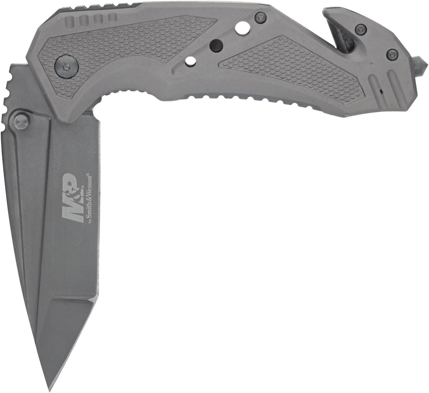 Smith & Wesson M&P SWMP11G 8.9in High Carbon S.S. Folding Knife with 3.8in Tanto Point Blade and Aluminum Handle for Outdoor