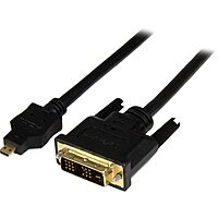 StarTech.com Mini/Micro HDMI to DVI-D Cable