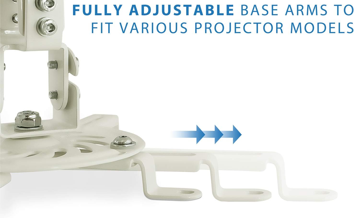 Mount-It! Universal Projector Ceiling Mount (30 lb Capacity)