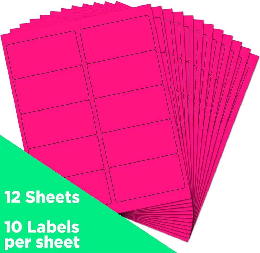 JAM PAPER Mailing Address Labels - Self-Adhesive Rectangular