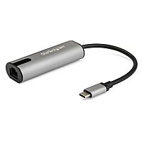 StarTech.com 2.5GbE USB C to Ethernet Adapter NBASE-T NIC - USB 3.0 Type C 2.5/1 Gigabit/100 Mbps Multi Speed Network/USB