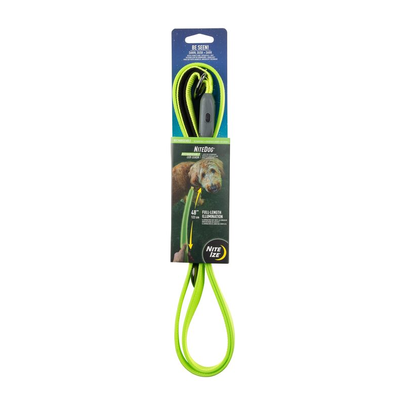 NITE IZE NiteDog Rechargeable LED Leash with Padded Handle