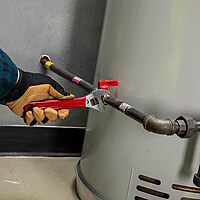 Klein Tools D507-8 Adjustable Wrench, Extra Capacity Jaw Forged Drive Wrench with High Polish Chrome Finish