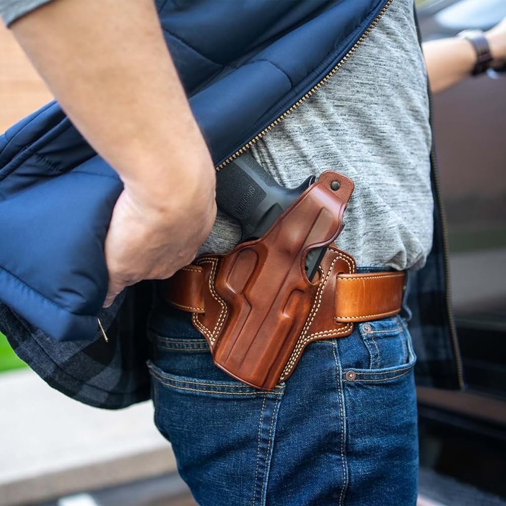 Galco Fletch High Ride Belt Holster Compatible with Sig Sauer P365 (STD & SAS), P365 .380, P365 withwo red dot, P365X