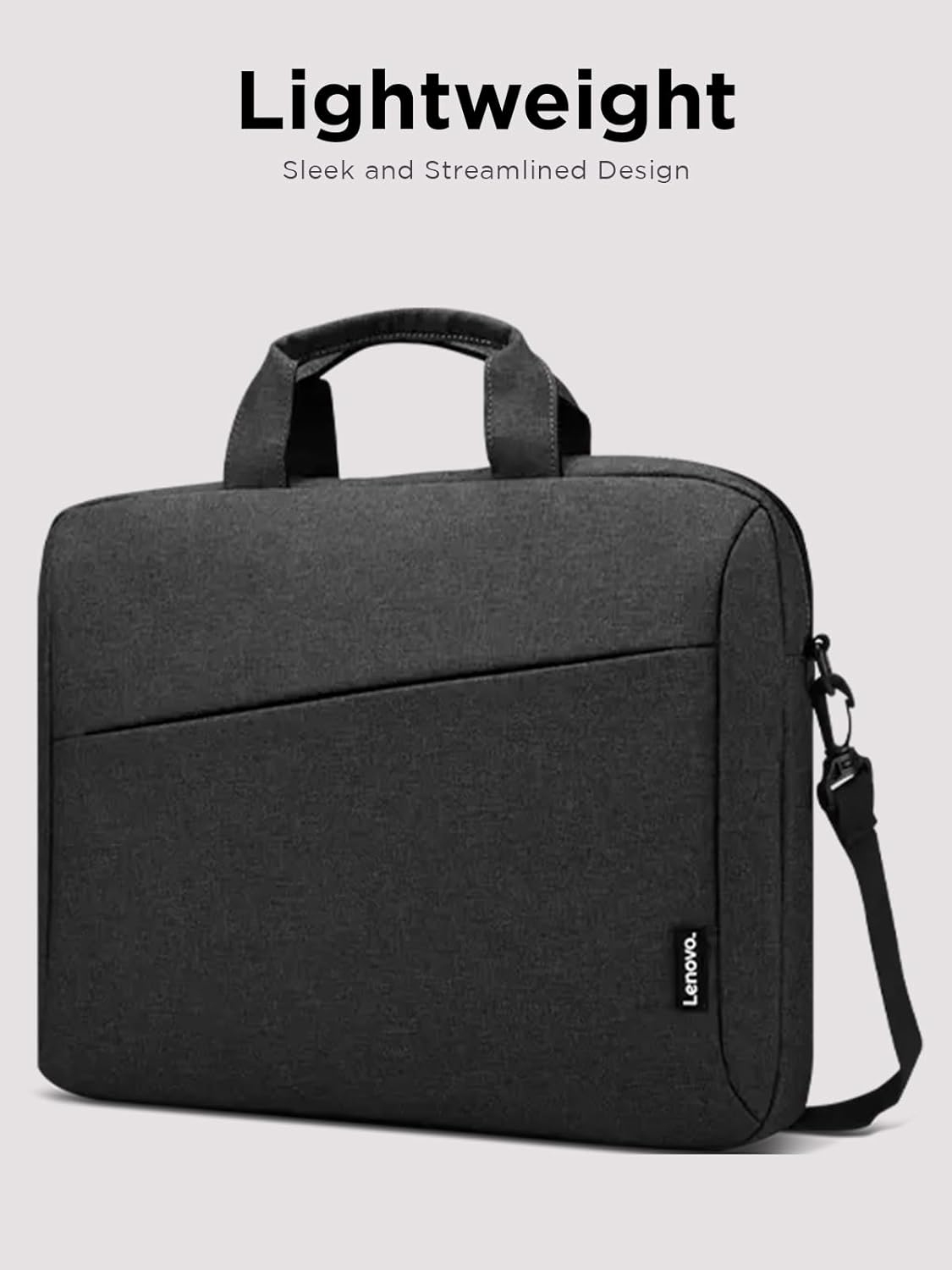 Lenovo Laptop Bag T210, Messenger Shoulder Bag for Laptop or Tablet, Sleek