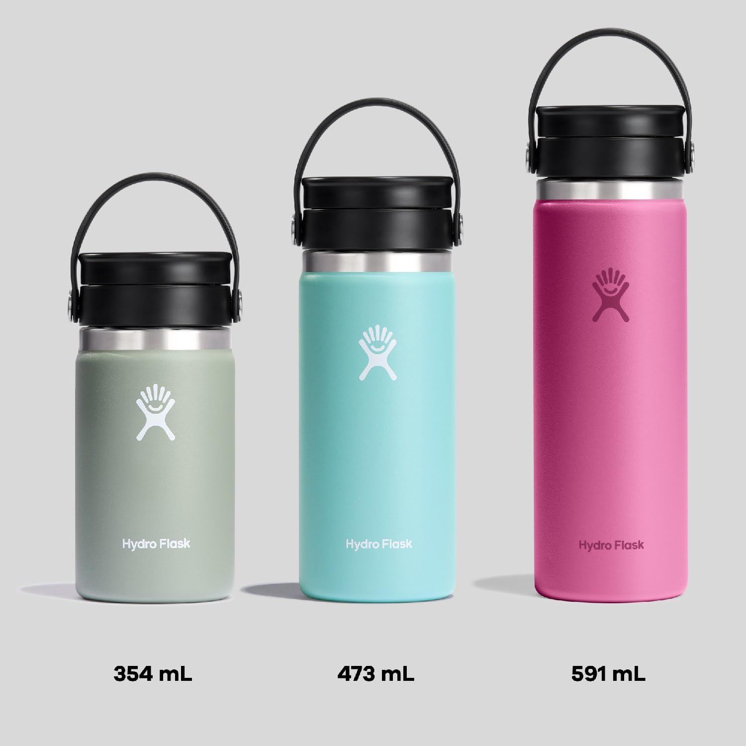 HYDRO FLASK Wide Mouth Insulated Bottle with Flex Sip Lid