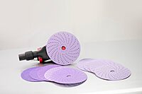 3M Cubitron II Hookit Clean Sanding Abrasive Disc 31484, 6 in, 400+ Grade, High Performance, Long Lasting
