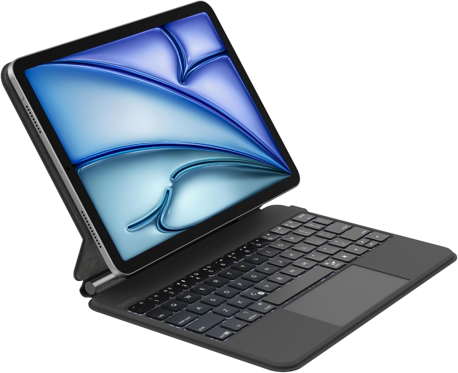 Belkin Pro Keyboard Case with Magnetic Stand, Backlit Bluetooth Keyboard, Trackpad & Apple Pencil Storage