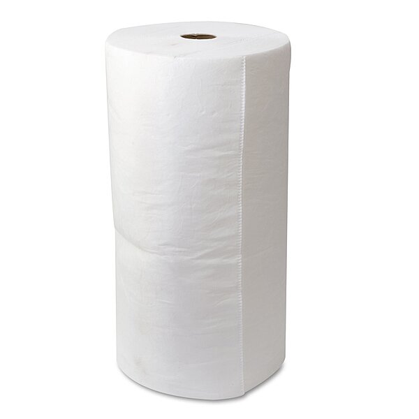 Sorbent Roll: Oil Only Use, 150' Long, 30" Wide, 44 gal Capacity